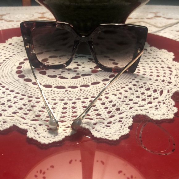 Classic Oversized Square Sunglasses Women New Fashion Black Leopard Sun Glasses - Picture 4 of 5